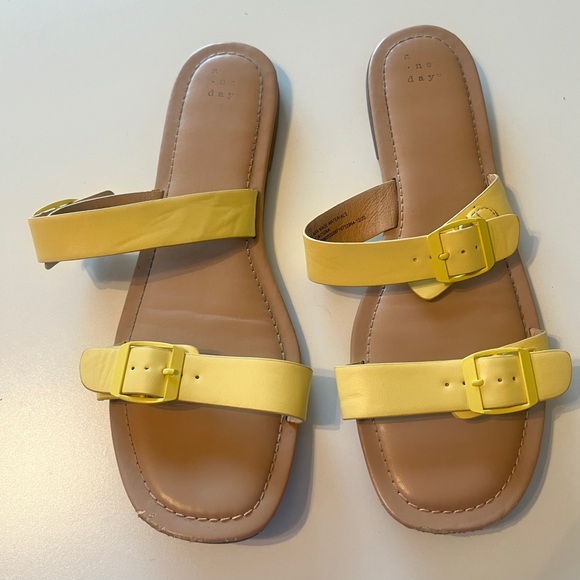 Yellow Women's Sandals - Picture 2 of 3